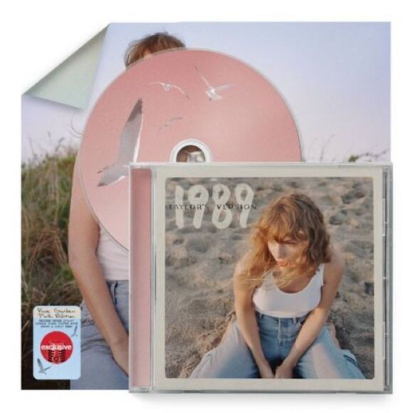 Taylor Swift 1989 (Taylor's Version) Rose Garden Pink Deluxe Target Exclusive CD - Picture 1 of 5